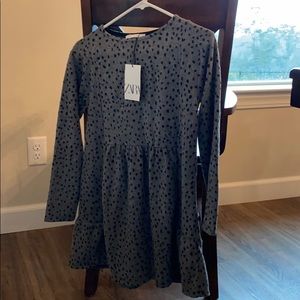 Girls Zara Gray Dress